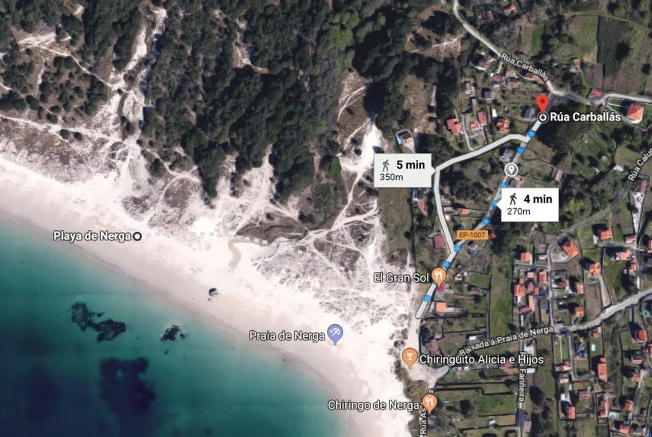 Casa De Rilo ,Para 6/8 En La Playa De Nerga Hio Esterno foto